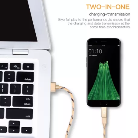 Univerzális OTG adapter (Lightning->USB-C), USB 3.0,  laptoppal és mobiltelefonnal, ezüst