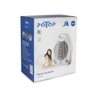 Hordozható Mini Ventilátoros Fűtőtest, 3 különböző fokozattal, 1000W/2000W állítható fűtési teljesítmény, fehér