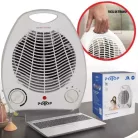 Hordozható Mini Ventilátoros Fűtőtest, 3 különböző fokozattal, 1000W/2000W állítható fűtési teljesítmény, fehér