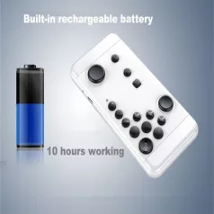 Android/iOS/PC Bluetooth Kontroller, M-055 gamepad, fekete