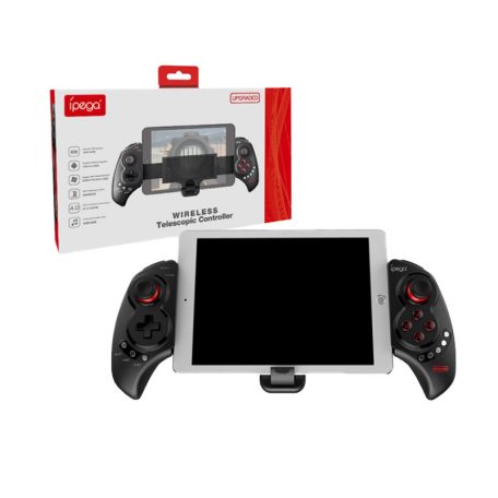 íPega Játék Kontroller, Android/iPhone/Android TV Box/PC/Laptop, telefontartós gamepad, fekete