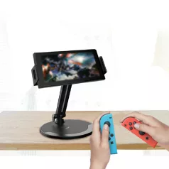   Nintendo Switch-/Tablet-/Okostelefontartó, PG-9158 13-22cm széles, 30cm magas, fekete