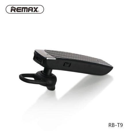 Remax® bluetooth headset, V5.1, modern dizájn, zajszűrés, HD mikrofon, 4 óra beszélgetés, fekete
