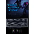 Vezeték nélküli Gaming Billentyűzet + Egér, RF8090, nemzetközi kiosztás, fekete