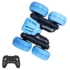 Tornado Távirányítós stunt autó, 2,4 GHz-es rádióvezérlésű, LED világítással és hang, 360 fokos elforgatással, 8 év feletti gyermekek számára, kék