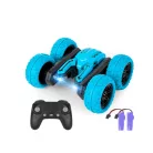Tornado Távirányítós stunt autó, 2,4 GHz-es rádióvezérlésű, LED világítással és hang, 360 fokos elforgatással, 8 év feletti gyermekek számára, kék