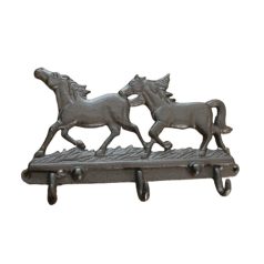   Öntöttvas Lovas Fogas, Vintage hangulatú dizájnnal, fekete