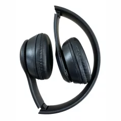   Bluetooth Fejhallgató, beépített mikrofonnal, ST3 hívásfogadás/hangerőszabályzó/számváltó, Bluetooth + MicroSD + FM rádió + 3,5mm jack, fekete