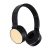 Bluetooth Fejhallgató, beépített mikrofonnal, ST11 hívásfogadás/hangerőszabályzó/számváltó, Bluetooth + MicroSD + 3,5mm jack sztereó, arany-fekete