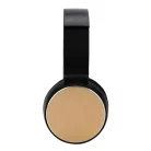Bluetooth Fejhallgató, beépített mikrofonnal, hívásfogadás/hangerőszabályzó/számváltó, Bluetooth + MicroSD + 3,5mm jack sztereó, Rosegold
