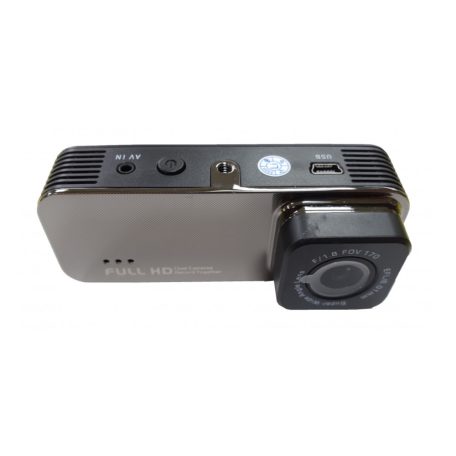 Autós Menetrögzítő Kamera T-701, Full HD, Magyar menüvel, tolató kamerával, szürke