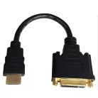 Donji Full HD 1080p DVI-I (anya) -> HDMI (apa) átalakító kábel, 0.3 méter, fekete