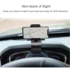 Autós Mágneses Mobiltelefon Tartó, DB-360 műszerfalra helyezhető, fekete