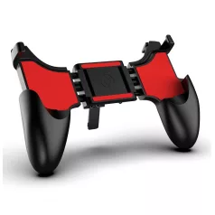   Okostelefon Kontroller, telefon tartó, gamepad fogantyú, 4.7’’- 6.5’’ közötti telefonokkal kompatibilis, piros-fekete