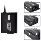 150W Szivargyújtós Digitális Adapter/Inverter, 220V-os kimenettel fekete