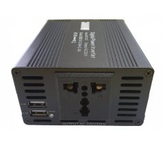   300W Szivargyújtós Digitális Adapter/Inverter, 220V-os kimenettel fekete