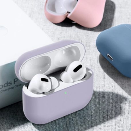 AirPods Pro 1/2 széria Védőtok, levendula lila