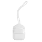 AirPods 2 Nyakba és Táskára Akasztható Szilikon Védőtok, fehér