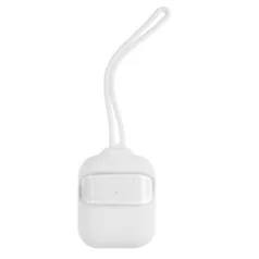   AirPods 2 Nyakba és Táskára Akasztható Szilikon Védőtok, fehér