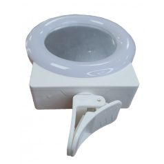   Univerzális Szelfi LED Tükör, gyűrű ring/körfény, telefonra, tabletre csíptethető, fehér keret