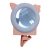 Univerzális Szelfi LED Tükör, gyűrű ring/körfény, telefonra, tabletre csíptethető, rózsaszín keret