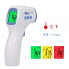 MANUNN Infravörös Érintés Nélküli Kézi Lázmérő, bőrfelület, tárgyak, falak, 1s gyorsmérés, ±0,2°C fehér-világoskék