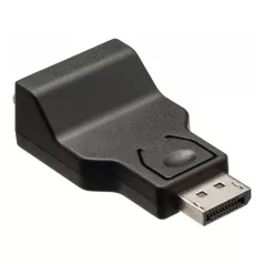DisplayPort -> VGA átalakító adapter, fekete