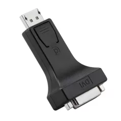 DisplayPort -> DVI átalakitó adapter, fekete