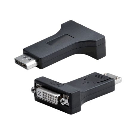 DisplayPort -> DVI átalakitó adapter, fekete