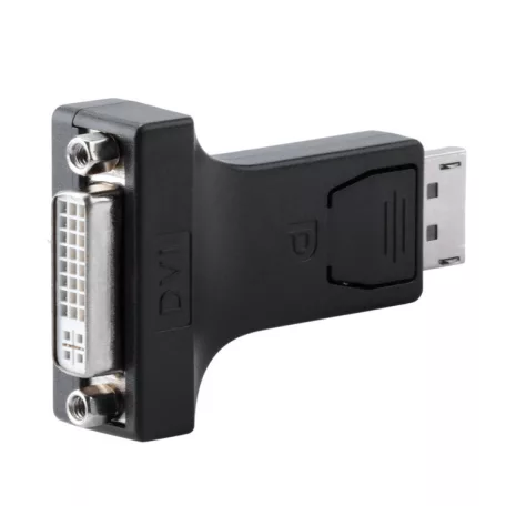 DisplayPort -> DVI átalakitó adapter, fekete