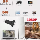 DisplayPort -> DVI átalakitó adapter, fekete