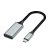 USB-C -> HDMI (anya) multimédiás adapter, USB 3.1, ezüstszín