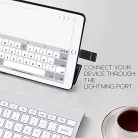 OTG átalakitó adapter (USB 3.0-ról Lightning), Fekete 