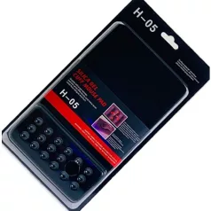   Professzionális egérpad H05, csúszásgátló talp, csukló támaszos, 250x180x4mm, fekete