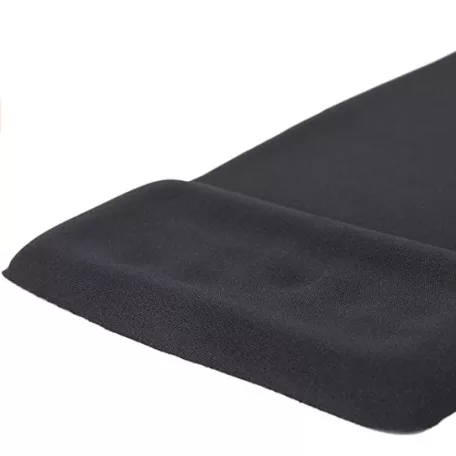 Professzionális egérpad H05, csúszásgátló talp, csukló támaszos, 250x180x4mm, fekete