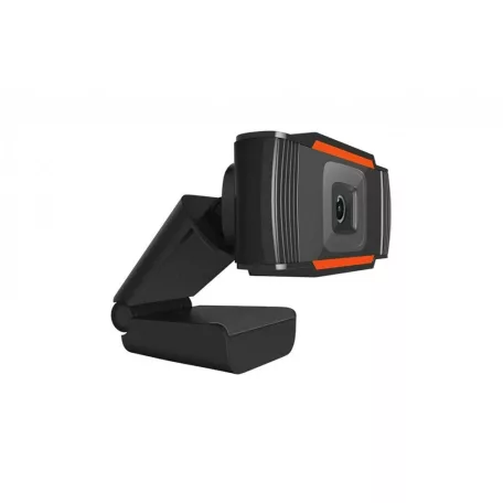 Digitális Webkamera Kameratartóval, Z06 FullHD 1080p fekete-narancssárga