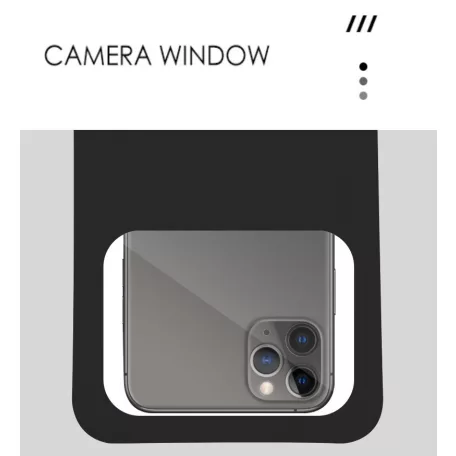 Univerzális vízálló védőtok okostelefonhoz, 6.5″ méretig, víz alatti fényképezéshez, szürke