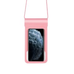   Univerzális vízálló védőtok okostelefonhoz, 6.5″ méretig, víz alatti fényképezéshez, pink