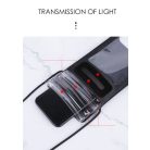 Univerzális vízálló védőtok okostelefonhoz, 5.5″ méretig, víz alatti fényképezéshez, bézs