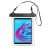Univerzális vízálló védőtok tablet és okostelefonhoz, max 12″ méretig, fekete-átlátszó