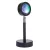 LED Projektor Naplemente Vetítéssel, Sunset Lamp, USB áramellátás, dönthető fej, 180°, fekete állvány
