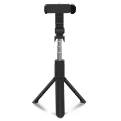   Bluetooth Szelfibot Tripod Funkcióval, 18.5cm-68cm, 10 méter távirányító hatótáv, fekete