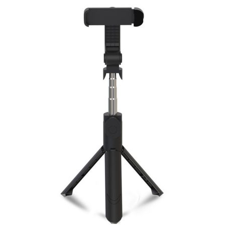 Bluetooth Szelfibot Tripod Funkcióval, 18.5cm-68cm, 10 méter távirányító hatótáv, fekete