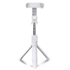   Bluetooth Szelfibot Tripod Funkcióval, 18.5cm-68cm, 10 méter távirányító hatótáv, fehér