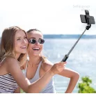 Bluetooth Szelfibot Tripod Funkcióval, vakuval, 18.5cm-71cm, 10 méter távirányító hatótáv, fekete