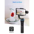Gimbal S5B Okostelefon Képstabilizátor, 3 tengelyes, automatikus arckövetés, Bluetooth v5.0, újratölthető akkumulátor, fekete