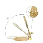 Asztali Okostelefon Tartó, alumínium, MagSafe töltő tartóval, 180°-ban dönthető, szürke