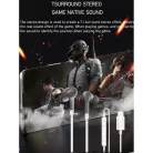 USB-C Vezetékes Fülhallgató, beépített mikrofonnal, Q57 hangerőváltás/zene-/híváskezelés, fekete