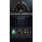 Fitnesz és Okoskarkötő/Aktivitásmérő GT1, szívritmus és vérnyomásmérés, fekete