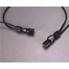 Bluetooth v5.0 Fülhallgató, beépített mikrofonnal, Világító Nyaklánc, AML-P10 MicroSD, kézfej mintás, fekete